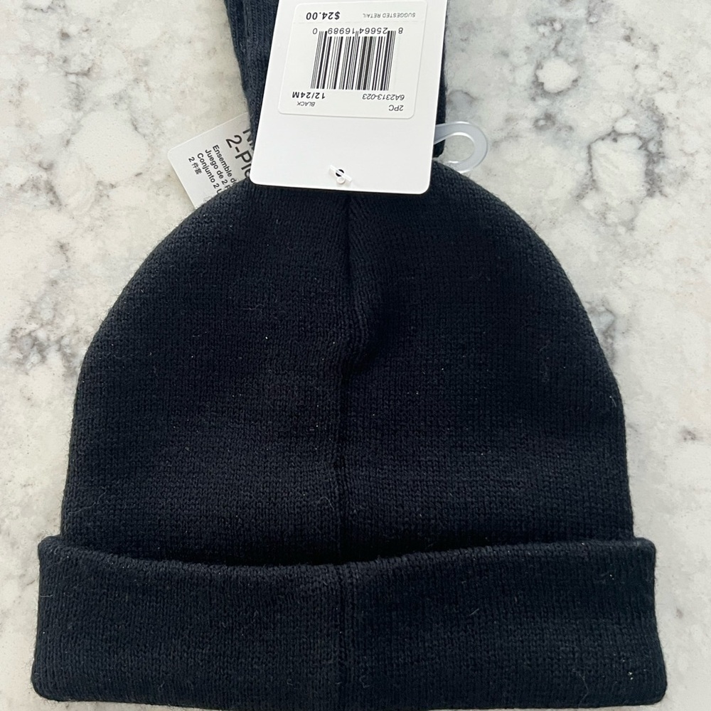 Nike infant cuffed Winter Hat And Mittens Size 12/24 months NWT - Picture 6 of 6